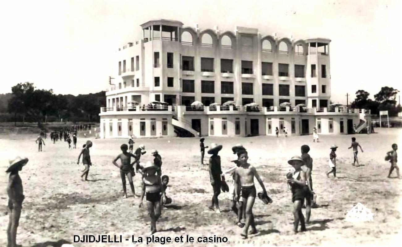 741- Djidjelli - La plage et le casino.jpg